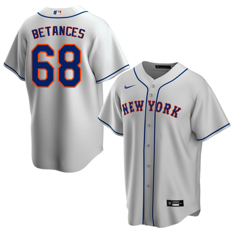 Nike Men #68 Dellin Betances New York Mets Baseball Jerseys Sale-Gray